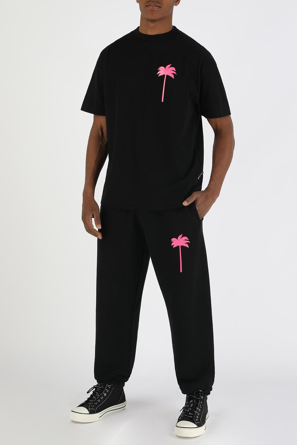 Palm Tree Tee in Black